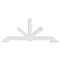 Ekena Millwork Vanguard Architectural Grade PVC Gable Bracket, 108"W x 45"H x 6"D x 6"F, 10/12 Pitch GBP108X45X0606VAN00 - alternate 3